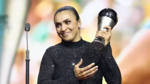 Marta foi eleita seis vezes a melhor jogadora do mundo pela Fifa. Crédito: Reprodução/Instagram Marta